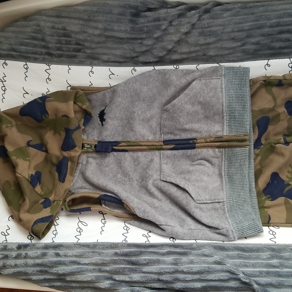 Carter's 2 Piece Baby Boys Dino Fleece Vest Set
